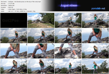 Got2Pee   02.01.2026 - 13.03.2026/ScreenLists/Got2pee - Hot blonde pisses on the top of the rocks.mp4.jpg